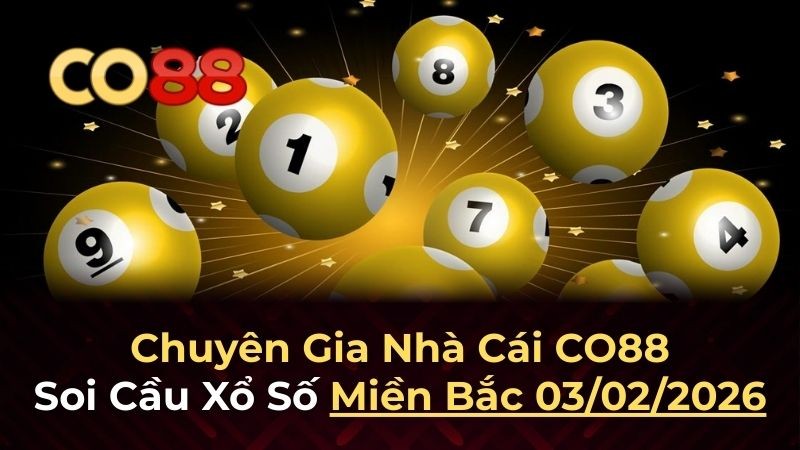 CO88 Dự đoán XSMB 3/2/2026 - Soi cầu chính xác từ chuyên gia CO88
